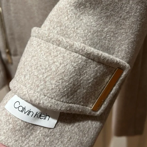 NWT Calvin Klein WoolBlend Coat - Picture 5 of 16